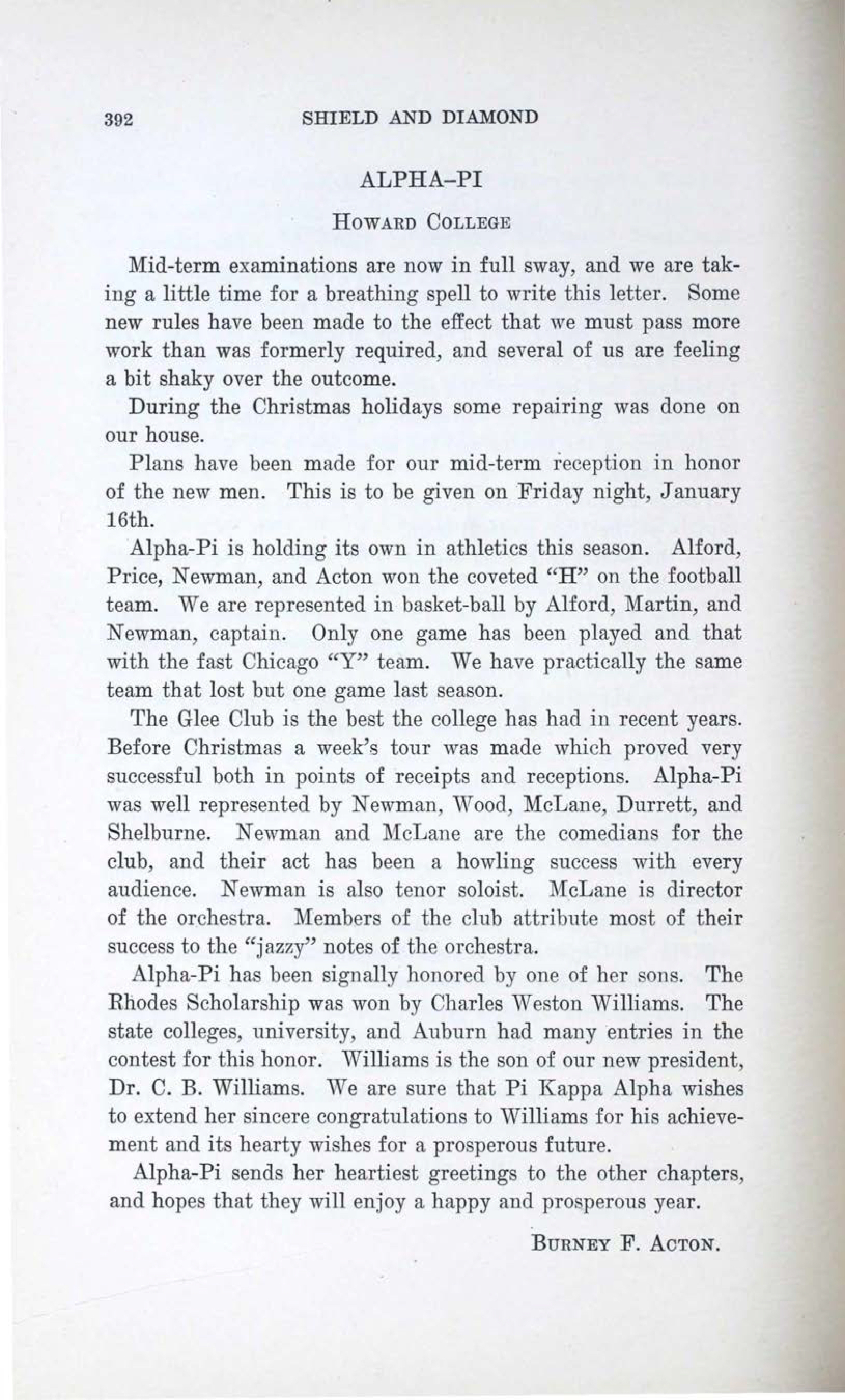 Alpha-Pi, February 1920